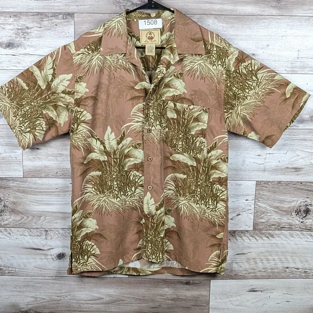 Joe Marlin* Men's Short Sleeve Button Down Curved Hem Chest Pocket Shirt~ Size M - Picture 4 of 9